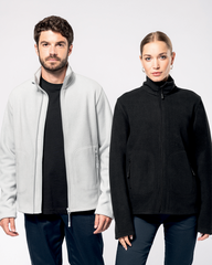 Eco-friendly customizable microfleece jacket