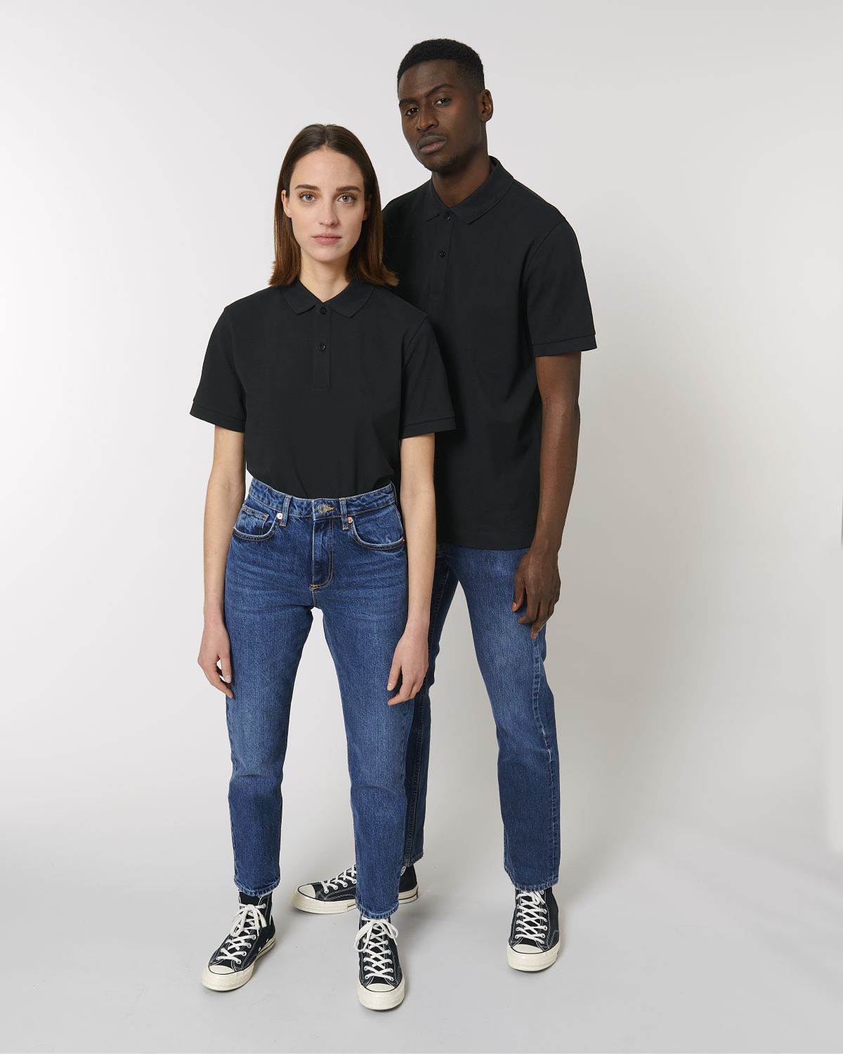 Unisex Customizable Organic Cotton Polo