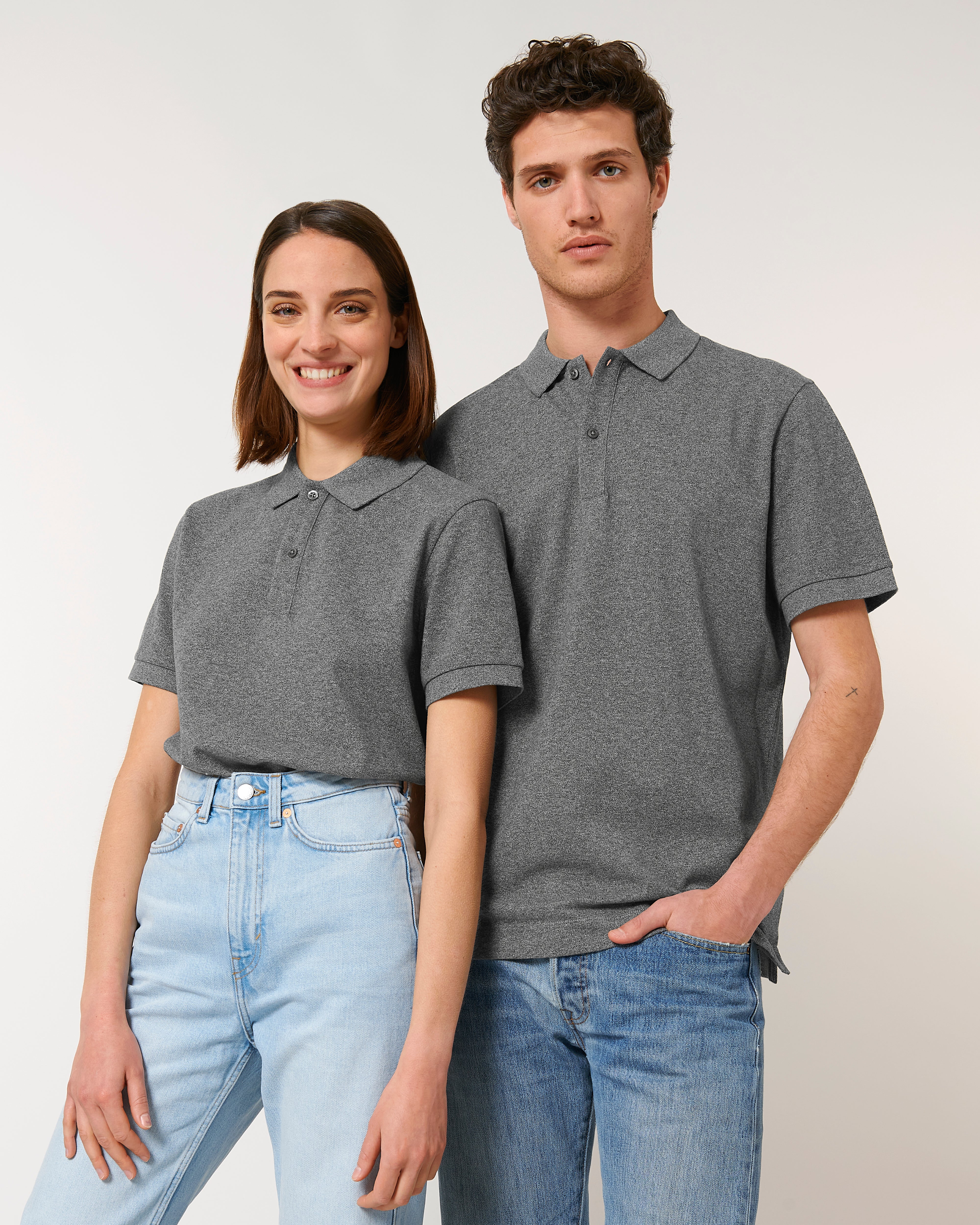 Unisex Customizable Organic Cotton Polo