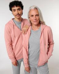 Customizable Unisex Zip Sweatshirt in Organic Cotton