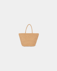 Customizable Woven Jute Beach Bag