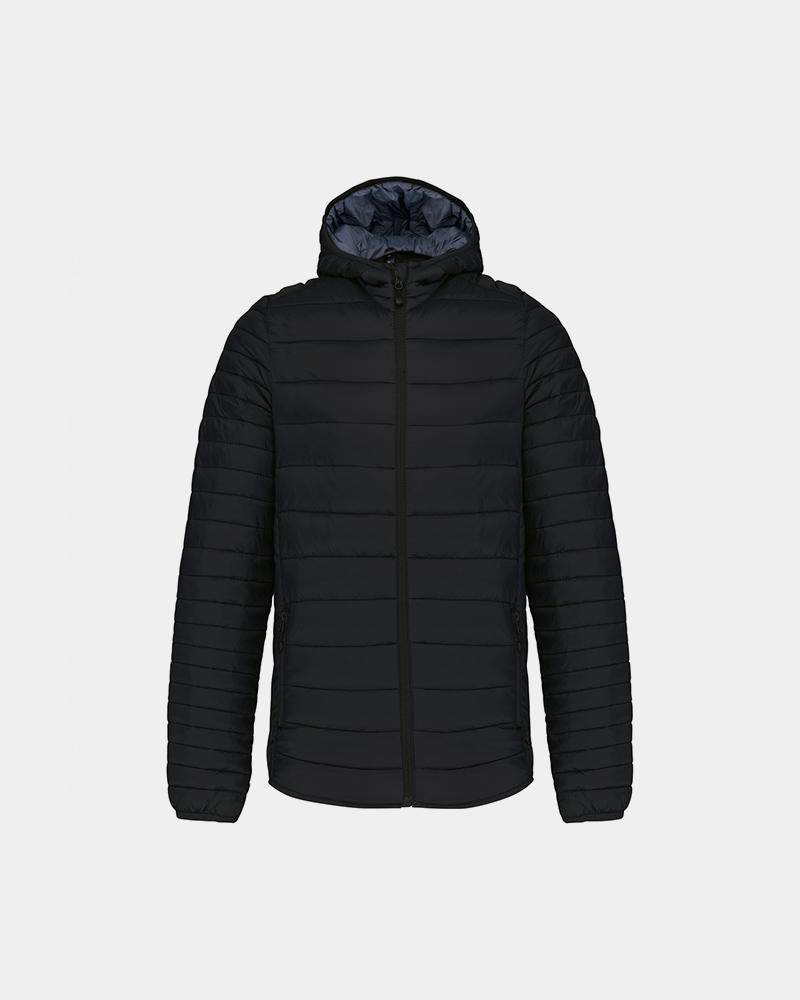 Customizable Hooded Down Jacket for Men