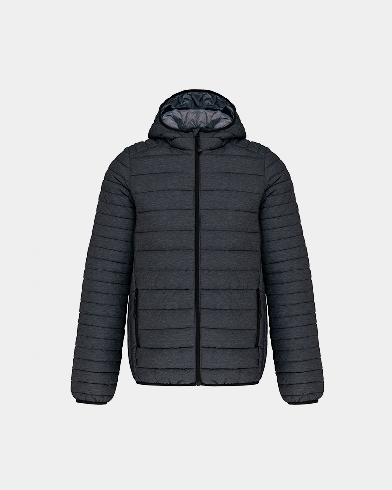 Customizable Hooded Down Jacket for Men