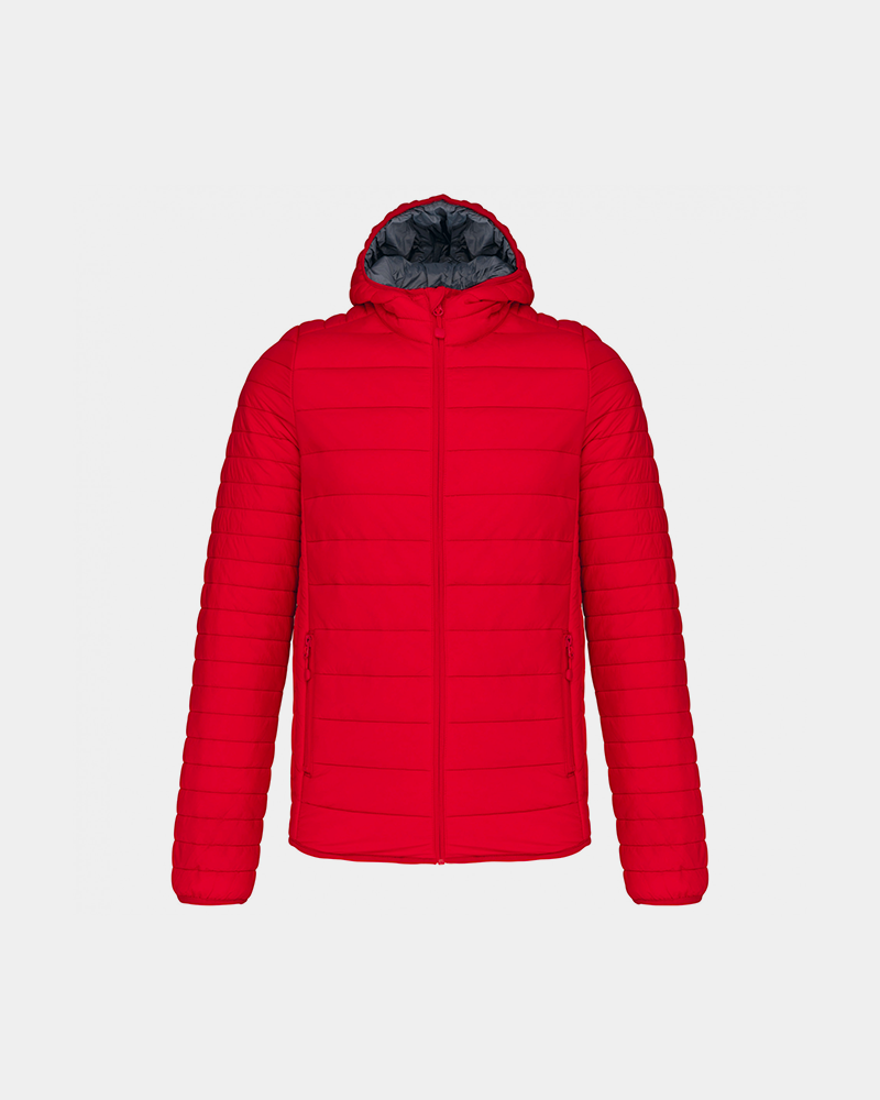 Customizable Hooded Down Jacket for Men