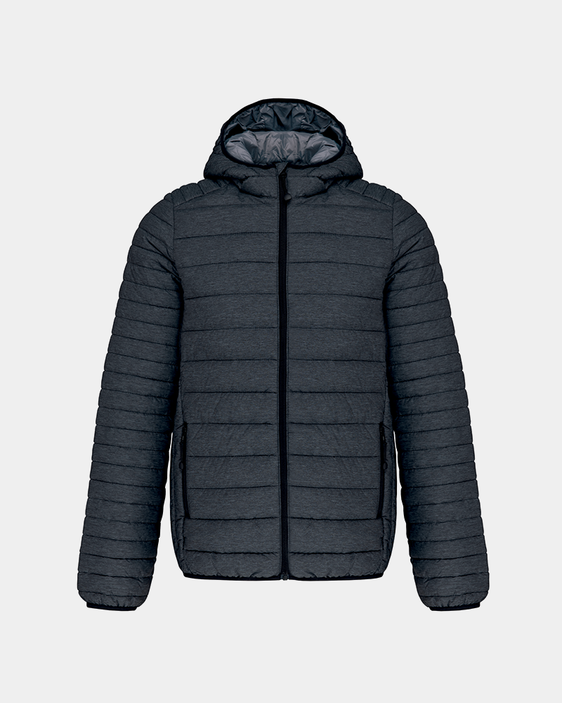 Customizable Hooded Down Jacket for Men