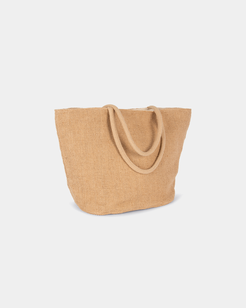 Customizable Woven Jute Beach Bag