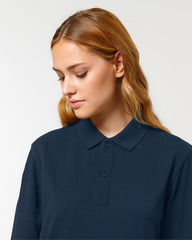 Customizable Unisex Long Sleeve Polo