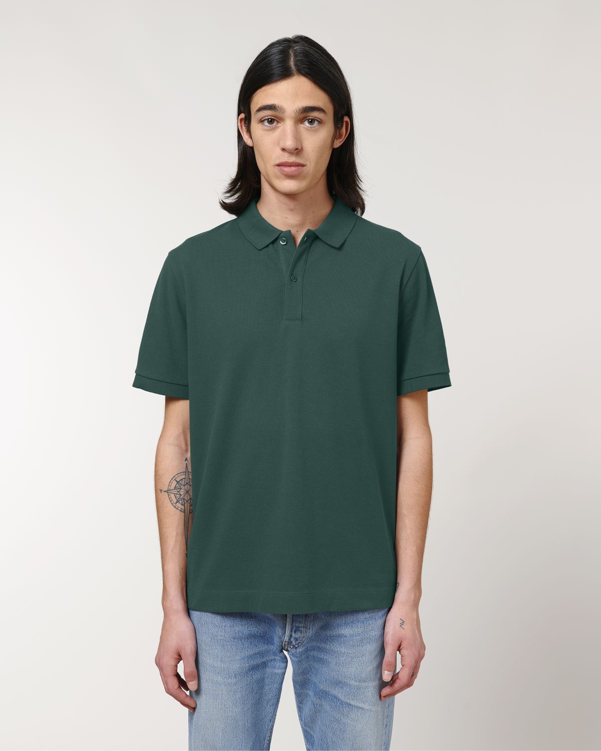 Unisex Customizable Organic Cotton Polo