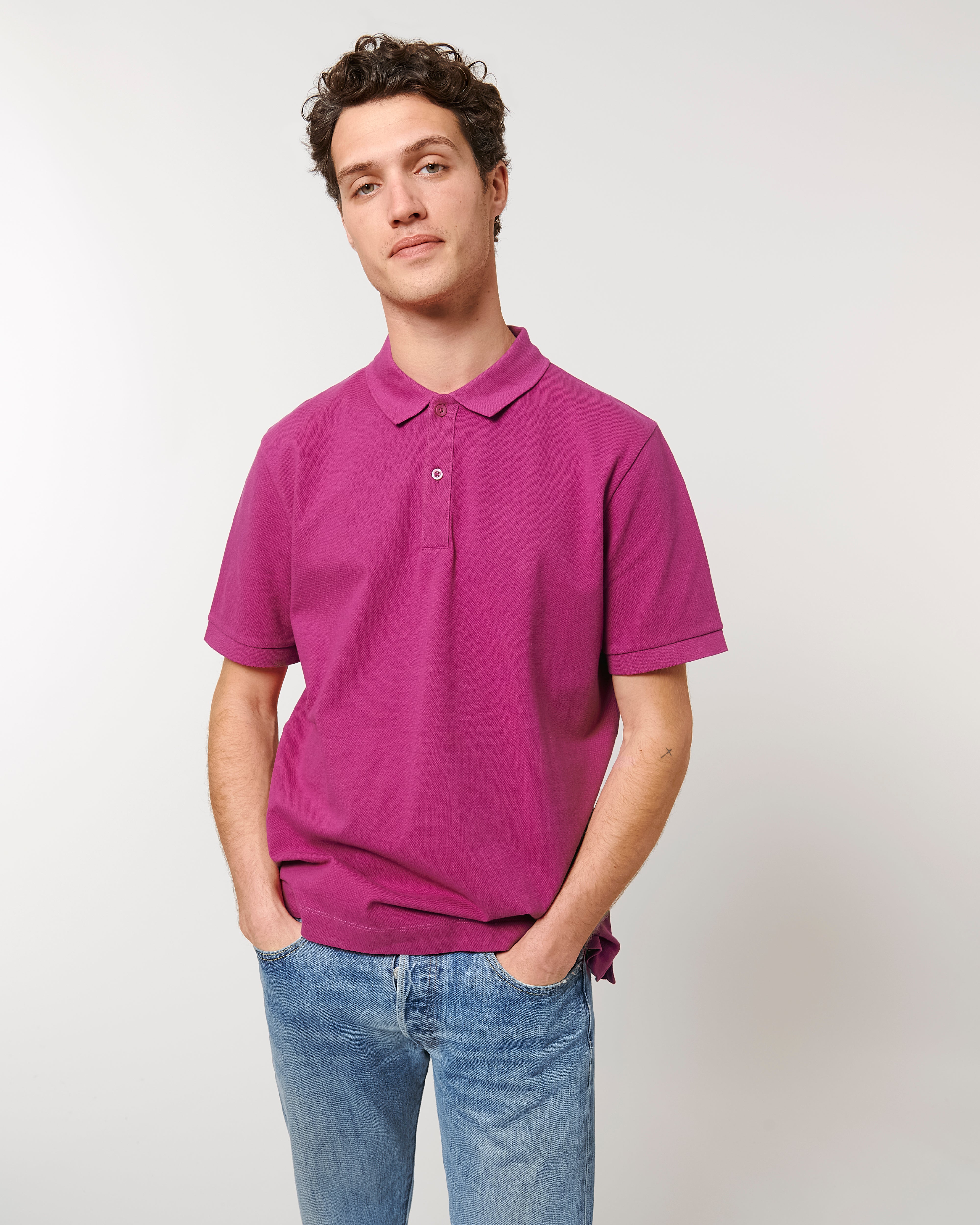 Unisex Customizable Organic Cotton Polo