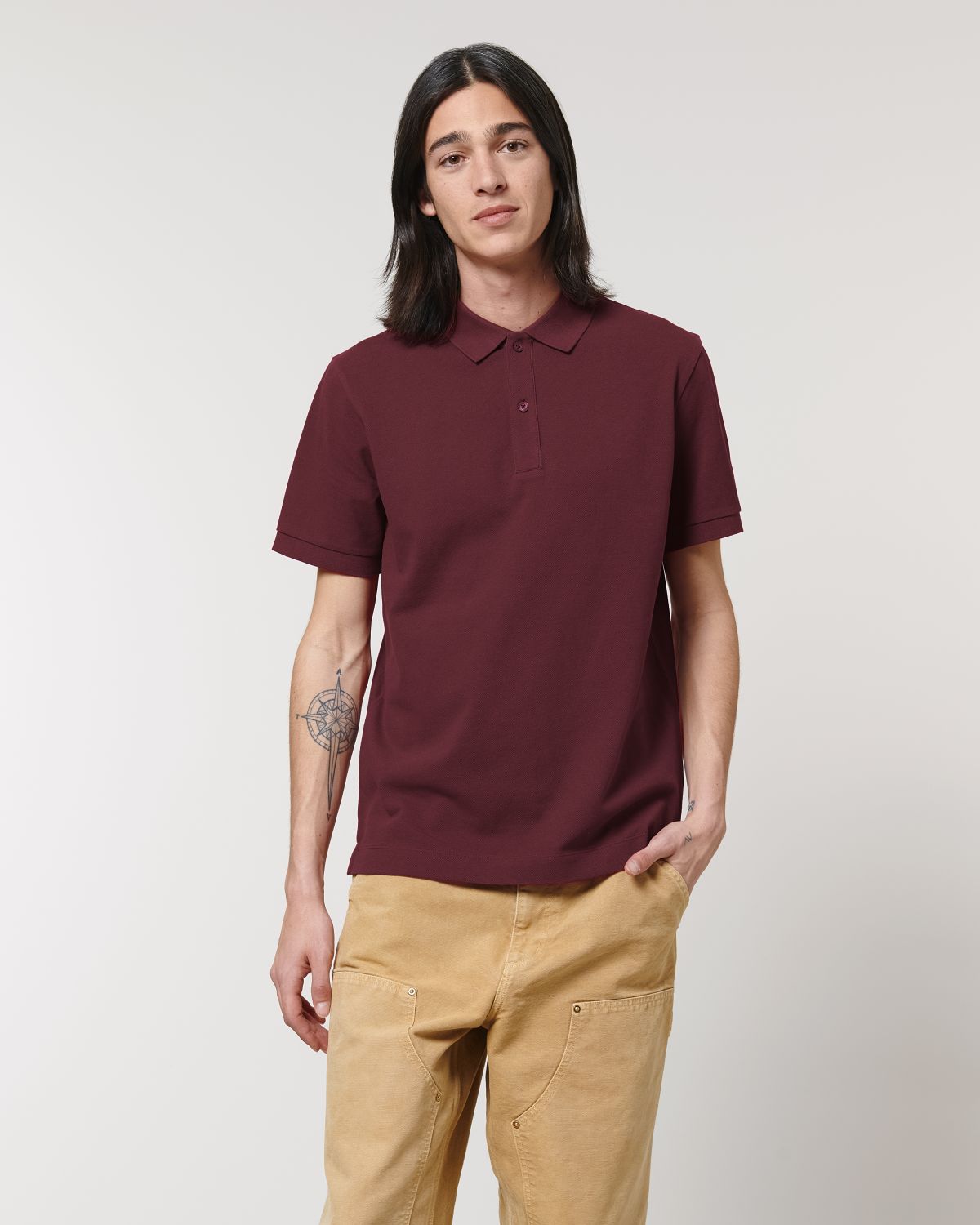 Unisex Customizable Organic Cotton Polo