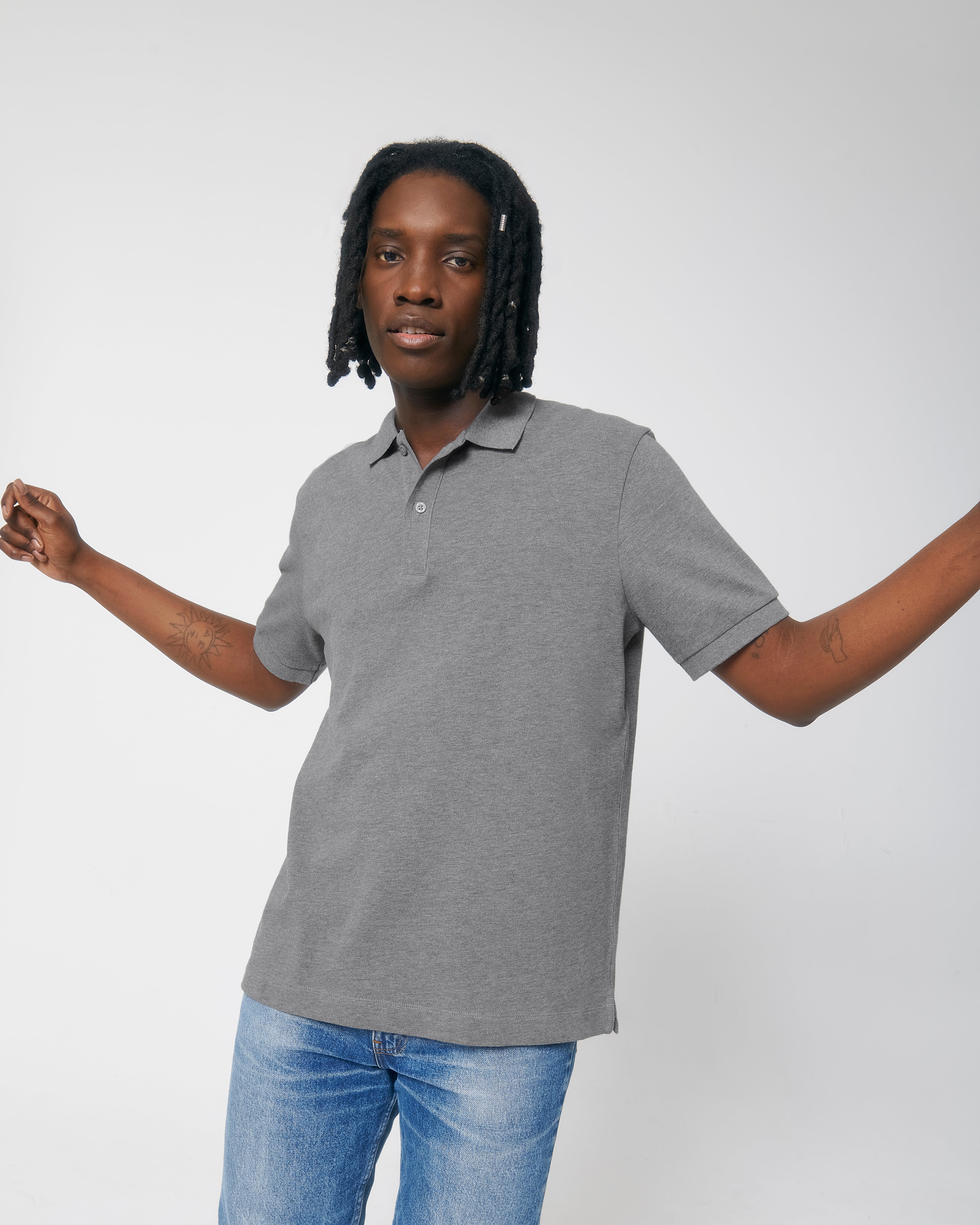 Unisex Customizable Organic Cotton Polo