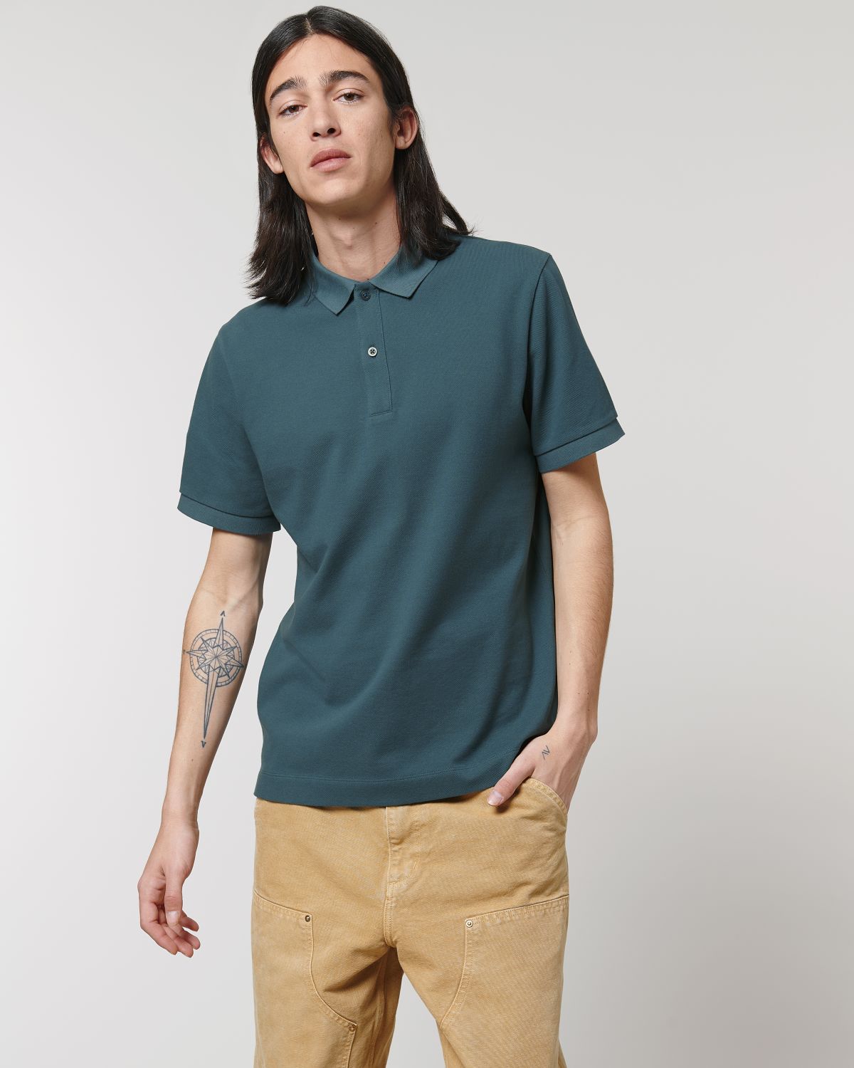 Unisex Customizable Organic Cotton Polo