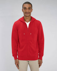 Customizable Unisex Zip Sweatshirt in Organic Cotton