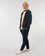 Customizable Unisex Zip Sweatshirt in Organic Cotton