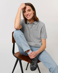Unisex Customizable Organic Cotton Polo