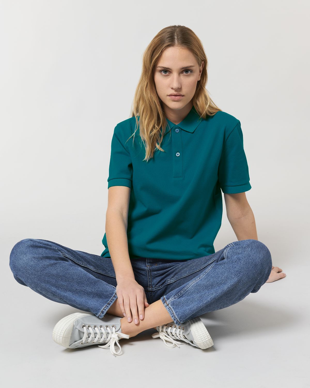 Unisex Customizable Organic Cotton Polo