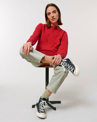 Customizable Unisex Long Sleeve Polo