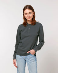 Customizable Unisex Long Sleeve Polo