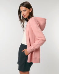 Customizable Unisex Zip Sweatshirt in Organic Cotton