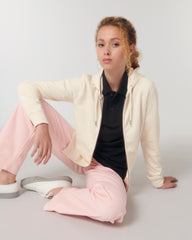 Customizable Unisex Zip Sweatshirt in Organic Cotton