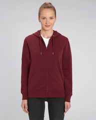 Customizable Unisex Zip Sweatshirt in Organic Cotton