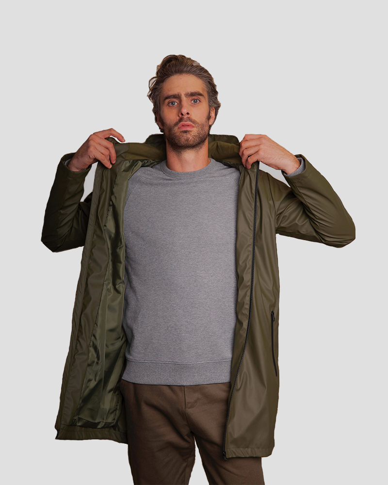 Customizable Recycled Unisex Waterproof Parka
