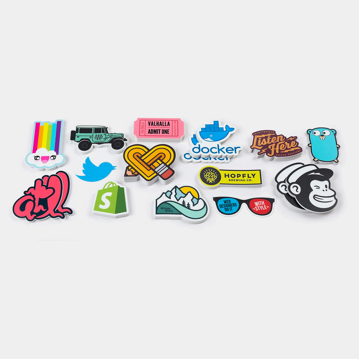 Custom Shape Cut Stickers