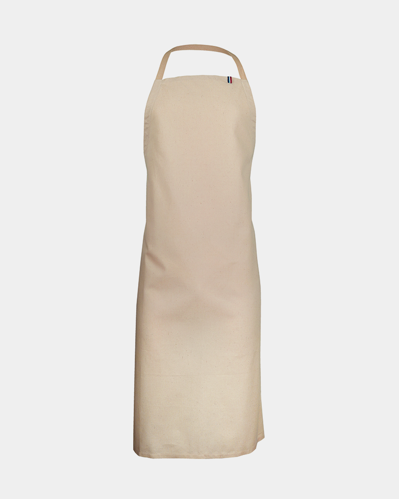 Pocketless Apron Made in France Customizable